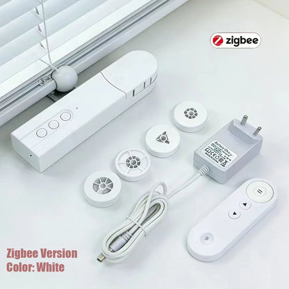 WiFi Smart Motorized Roller Blinds Motor – Tuya Zigbee App Control Automatic Curtain Lifting Drive for Shades & Shutters