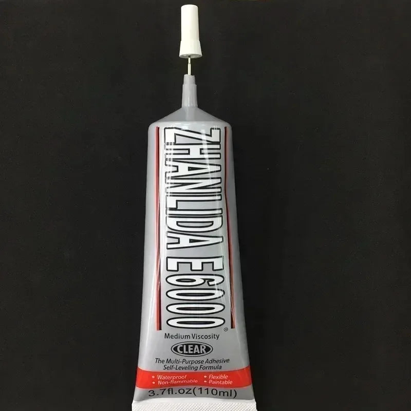E6000 Crystal Rhinestone Craft Glue - Strong Epoxy Adhesive for Jewelry, Clothing & DIY Crafts