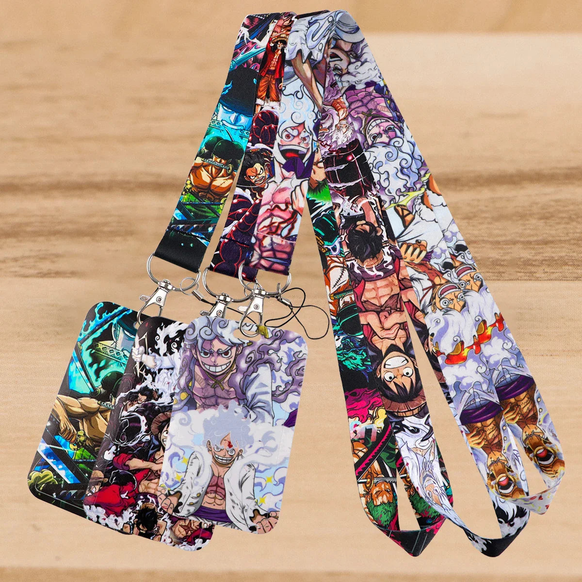 Zoro Anime Lanyard – Pirate Card Holder Neck Strap for Keys, ID, Phone, Badge, Cosplay Accessories & Gifts