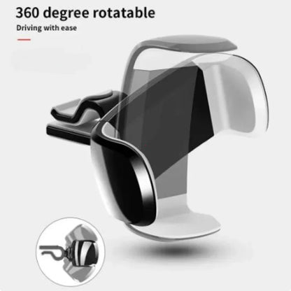 Universal 360° Car Phone Holder - Mini Air Vent Mount Stand for Smartphones