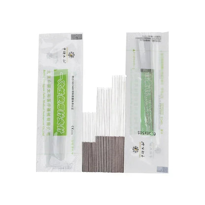 ZHONGYAN TAIHE Acupuncture Needles – 500/Box Sharp Disposable Sterile Needles with Tube for Beauty & Massage, 5-Year Validity