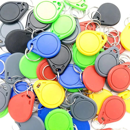 50pcs 13.56MHz Rewritable UID RFID Keyfobs – Copier, Writer & Duplicator for IC Card UID Block 0