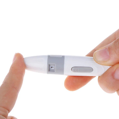 Lancet Pen Lancing Device for Diabetics – Adjustable Depth Blood Sampling Tool for Safe and Easy Glucose Testing