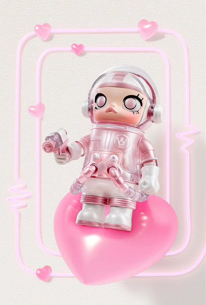 Popmart Mega Space Molly 100% Anniversary Series — 4th Gen Blind Box Collectible Action Figure Toy, Mystery Gift Model