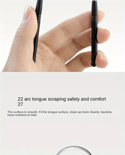 Stainless Steel Tongue Scraper – High-Quality Oral Tongue Cleaner Brush for Superior Oral Hygiene
