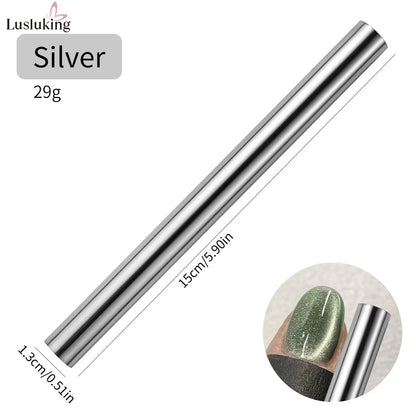 Cat Eye Nail Magnetic Stick – Cylindrical Magnet for UV Gel Polish Snowlight Glitter Manicure Design