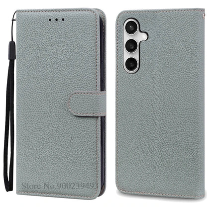 Samsung Galaxy A17 5G Case - Leather Flip Wallet Cover for A175F/A176B 4G & 5G