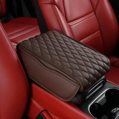 Car Armrest Box Expander Cushion – 5cm Thick Luxury 3D Memory Foam Center Console Protection Pad
