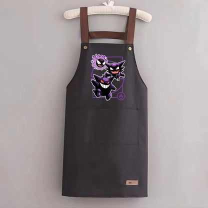Pokémon Pikachu Waterproof & Oil-Resistant Apron — Durable Kitchen Cooking Workwear for Adults
