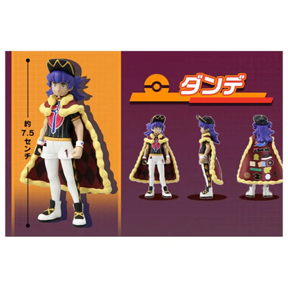 TOMY Pokémon Trainer Anime Figure Collection – Ash Ketchum, Leon, Cynthia & Steven Stone Kids Gift Toy