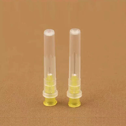 100pcs Painless Small Needle 30G - Disposable Medical Micro-Plastic Injection Cosmetic Sterile Needles - Various Lengths Available