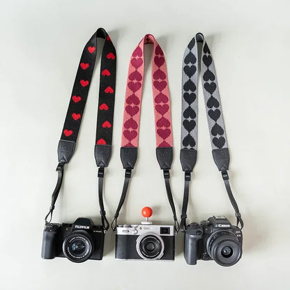Adjustable Camera Shoulder Strap – Compatible with Canon, Nikon, Sony, Fujifilm & Mirrorless SLR Cameras
