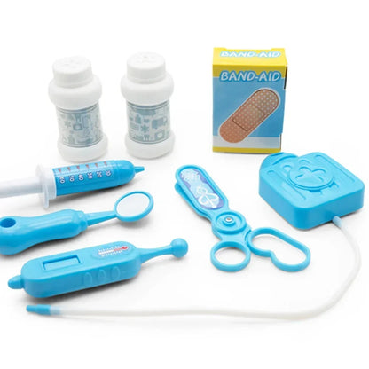 17pcs Kids Doctor Pretend Play Set - Portable Backpack Medical Kit Toy for Role Play Learning & Gift