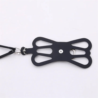 Universal Silicone Phone Lanyard — Sports Strap, Ring Holder, Neck Sling Rope & Mobile Phone Chain