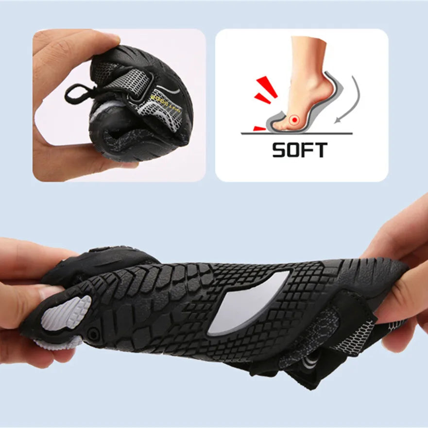 Water Shoes for Men and Women – Quick Dry Beach Aqua Shoes, Barefoot Upstream Hiking, Parent-Child Wading Sneakers