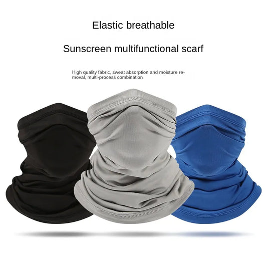 Desert Fox Outdoor Ice Silk Sun Protection Bib - Spring and Summer Motorcycle Neck Cover - Sports Magic Bandana Riding Mask