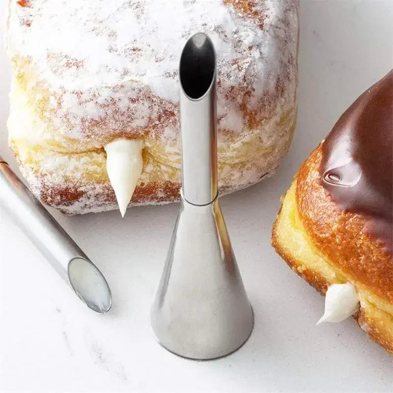 3/5/6Pcs Stainless Steel Cake Icing Piping Nozzles – Cream Tips for DIY Cupcake, Donut & Pastry Baking Decorating Tools