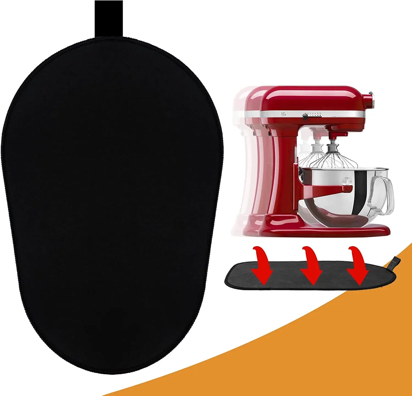 Sliding Mat for KitchenAid Mixer - Mover Slider Pad for Stand Mixers, Compatible Kitchen Appliance Accessory