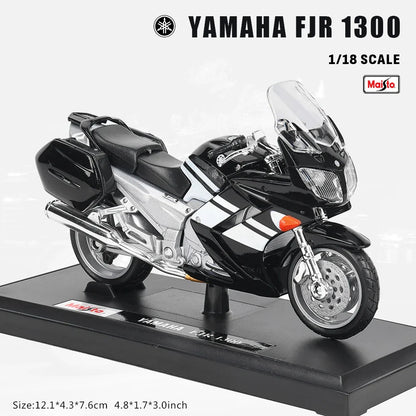 Maisto 1:18 Alloy Motorcycle Model – Yamaha MT-07/MT-10, Ducati, Kawasaki, KTM, Suzuki, BMW