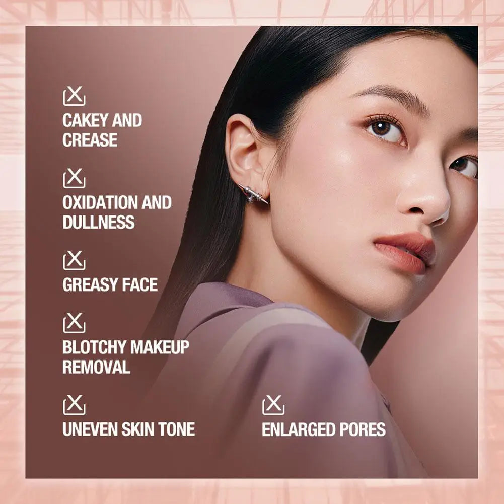 3pcs 20g Matte Pore-Minimizing Makeup Primer – Oil Control, Smooth Skin Base & Concealer