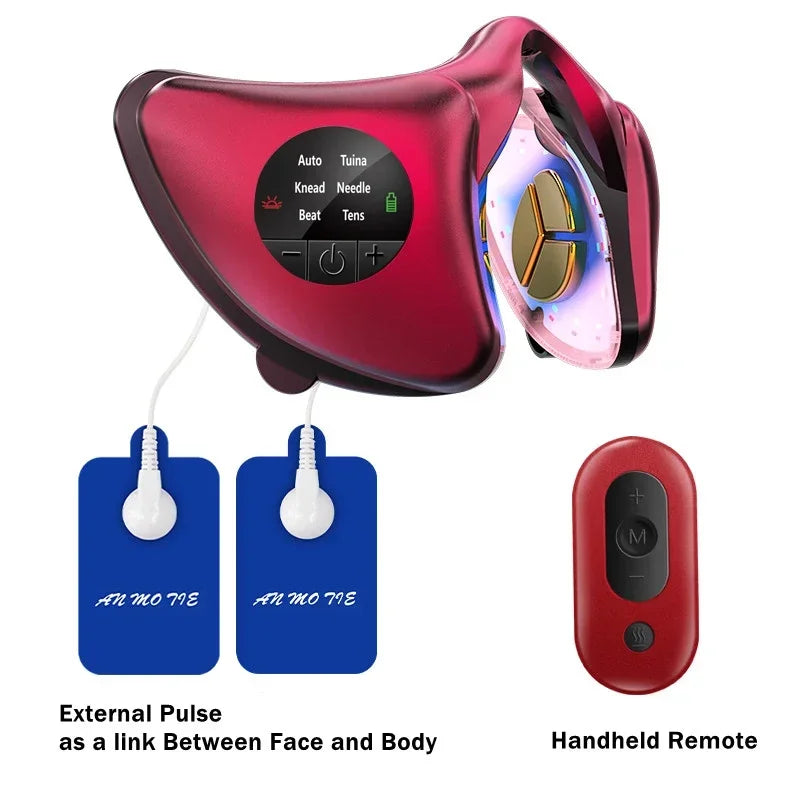 2024 Smart Facial Massager — V-Shaped Face Lifting & Firming Device, All-Round Body Shaping Anti-Aging Beauty Tool