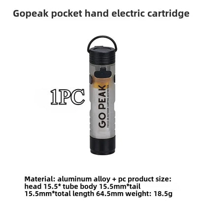 GOPEAK Mini Pocket Flashlight – Outdoor Key Clip LED Cap Light, Long-Lasting Emergency & Disaster Relief 5050 Small Torch