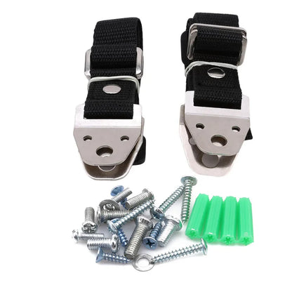 High-Quality Baby Safety Lock - 2pcs/Lot Anti-Tip Straps for Flat TV and Furniture Wall, Child Lock Protection