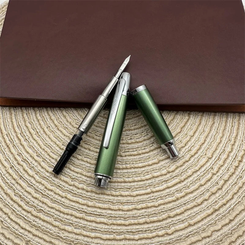 Jinhao 10 Limited Edition Gradient Fountain Pen — Retractable Press, EF/F Nib with Ink Converter, Writing Gift Pen