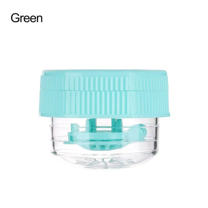 Manually Rotating Contact Lens Cleaner Case Portable Plastic Lens Storage Holder Cleaning Container Travel Accessory Tool