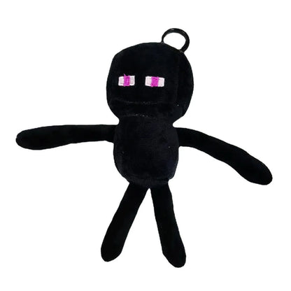 30PCS Cute Animal Plush Keychains — 10cm Pig, Dog & Dragon Stuffed Doll Pendants for Kids Gifts