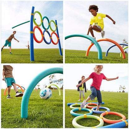Swimming Pool Noodle Stick — Colorful Foam Buoyancy Aid for Kids & Adults, Swimming Float Accessory