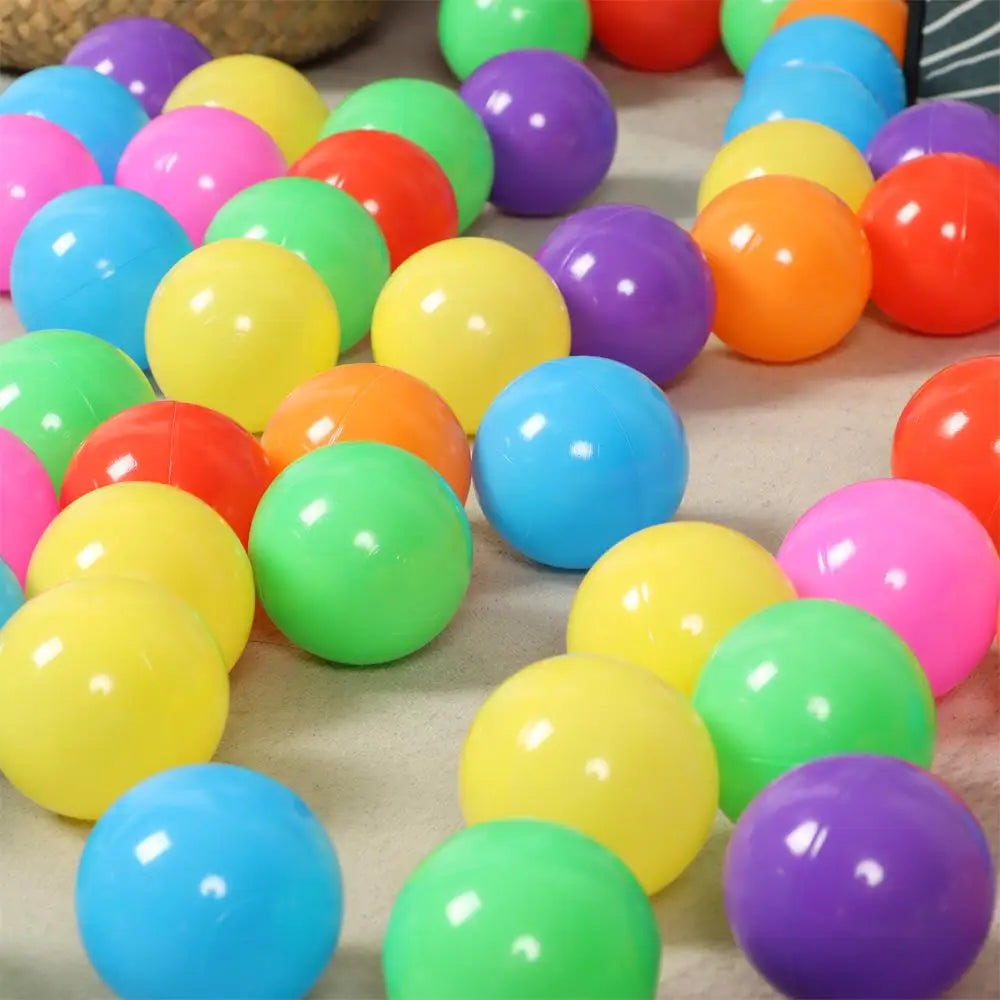 100PCS Colorful Soft Water Balls – Outdoor Sport Pool & Ocean Wave Toys, Eco-Friendly Stress Relief Air Balloons for Babies & Children