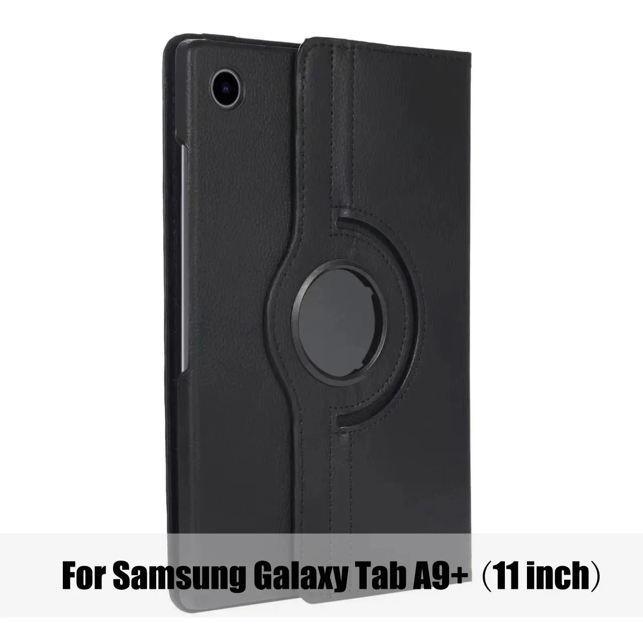 Samsung Galaxy Tab A9+ (11-inch) 2023 Case – PU Leather Cover with Sleep/Wake Function, 360° Rotating Stand & Protective Shell