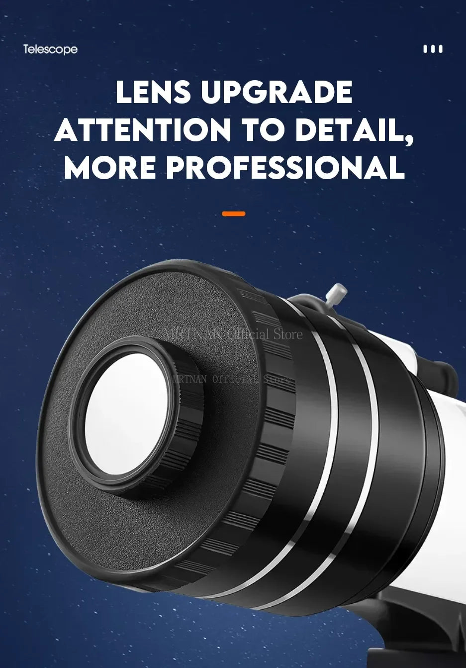 150X Astronomical Telescope – 70mm Refractor Portable Travel Scope with Phone Adapter & Wireless Remote