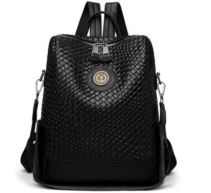 Luxury Women's Designer Backpack - High-Quality Leather, Large Capacity, Multifunctional Travel Mochila for Girls