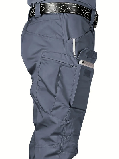 Men's Tactical Cargo Pants - 6XL Plus Size Waterproof Multi-Pocket Outdoor Hiking & Fishing Trousers