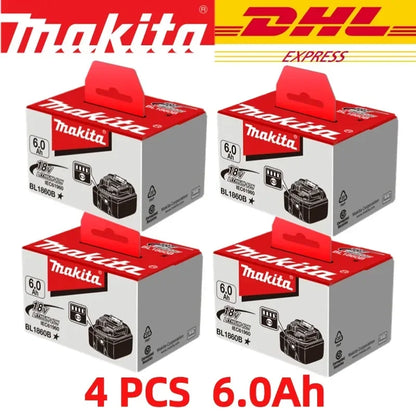 Genuine Makita 6AH BL1860 18V Li-Ion Battery — Replacement for BL1850 & BL1840, Compatible with 18V Screwdrivers, BMS TPCELL