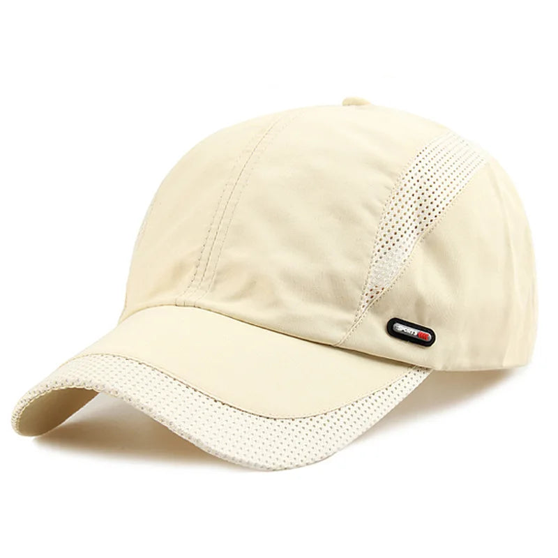 2024 Summer Sports Cap – Men’s and Women’s Quick-Dry Baseball Snapback, Running, Golf, Kpop Solid Mesh Hat