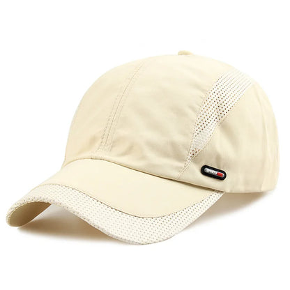 2024 Summer Sports Cap – Men’s and Women’s Quick-Dry Baseball Snapback, Running, Golf, Kpop Solid Mesh Hat
