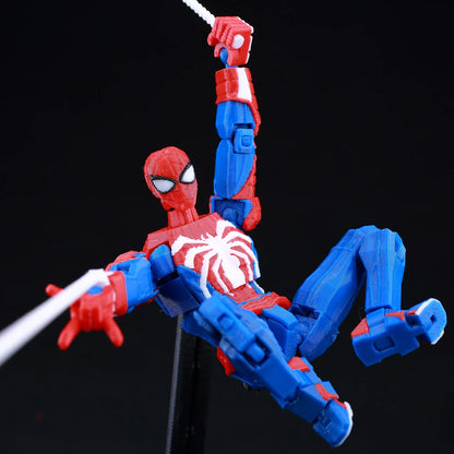 9L3D Lucky13 T13 Action Figures — 3D Printed Deadpool, Wolverine, Batman, Spider-Man & Venom Anime Model Toys, Collectible Gift