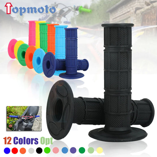 22mm MX Gel Rubber Handlebar Grip — For CR, CRF, XR, YZ, WR, TTR, KX, KLX, RMZ, RMX, RM, TC, TE, FC, FE, ATV, Enduro, Motocross, Dirt, Pit Bike