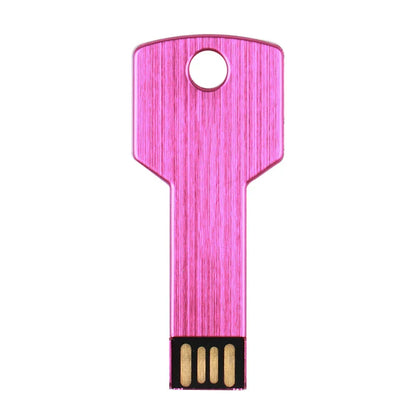 64GB Metal Key-Shaped USB Flash Drive – High-Speed U Disk, Real Capacity Storage (Black/Silver)