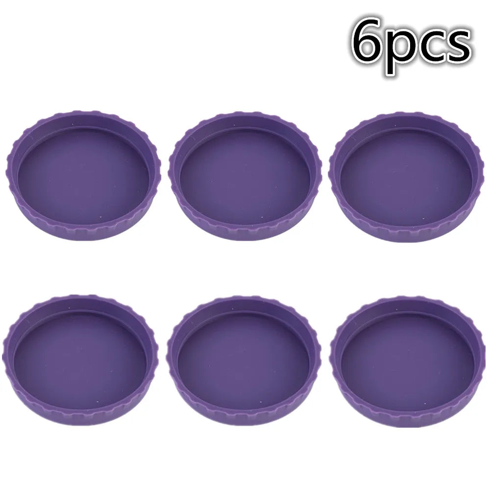 Reusable Beverage Can Covers - Silicone Soda Can Lids, Leak-Proof Sealing Protectors for Cans & Bottles