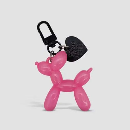 Cute Cartoon Balloon Dog Keychains - Couple Key Ring, New Car Holder Jewelry, Gift Decoration Accessories