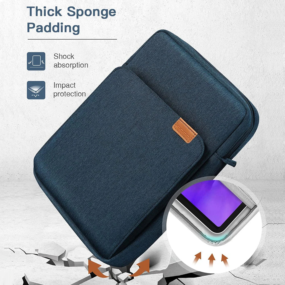 Tablet Sleeve Case – For Samsung Galaxy Tab S9, S8, S7, FE, Lite, A7, A8, A9 Plus & Xiaomi Mi Pad 5/6 Pro, Portable Pouch