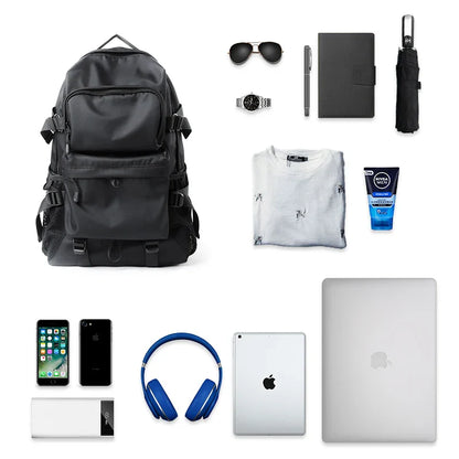 Best-Selling Casual Street Style Male Backpack | Large Capacity 17-Inch Laptop Travel Backpack | Ideal for University and College