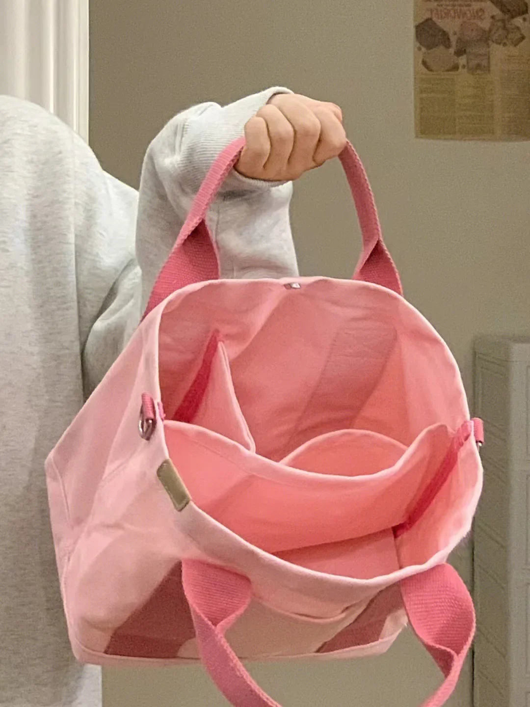 Women's Big Hobo Bag — Energy Twill Crossbody Bag with Short Handle, High-Quality Fashion Handbag