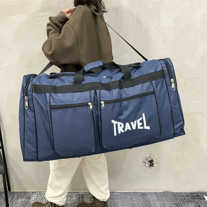 Foldable Travel Bag Y36A – Large Capacity Waterproof Business & Sports Duffel, Wear-Resistant Portable Handbag