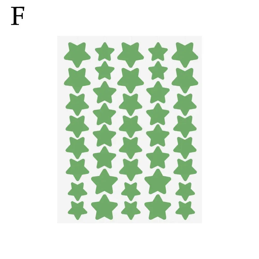 Colorful Star-Shaped PE Pimple Patches – Invisible Acne Spot Stickers for Skin Care and Makeup Concealer