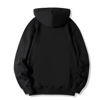Unisex Oversized Fleece Zipper Hoodie – Y2K Harajuku Style Casual Jacket for Men & Women – Spring, Autumn & Winter Sweatshirt